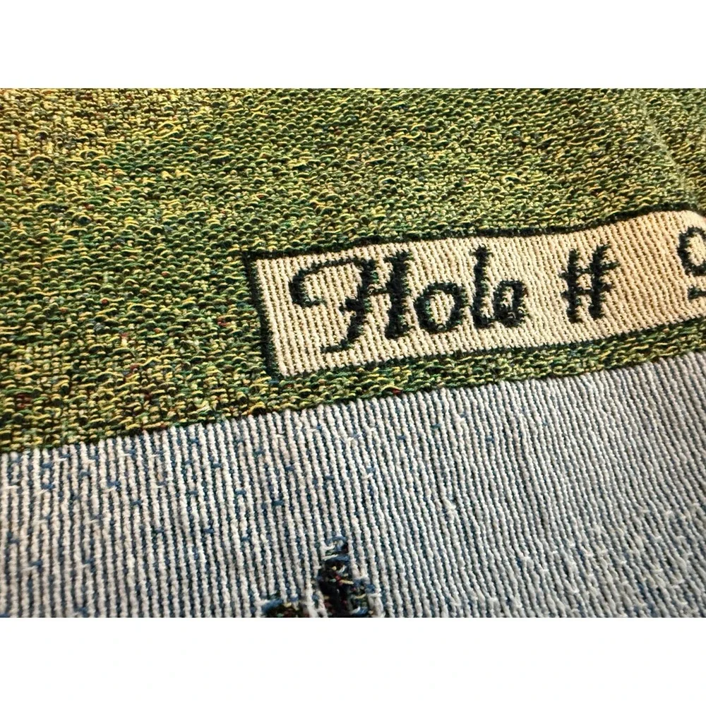 VTG Sunnyside Country Club Woven Golf Course Hole Throw Blanket 60